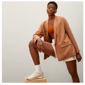 Everlane Easy Blazer Toasted Coconut Size 14 NWT